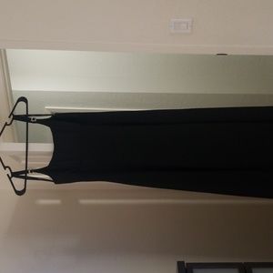 Long black fancy dress